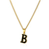 Wholesale Stainless Steel Oil Dripping Letter Pendant Necklace Set With Horse Whip Chain
