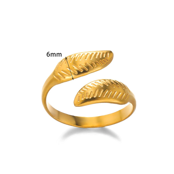 Wholesale Stainless Steel Oil Pressure Wave Geometric Unisex Ring