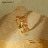 Wholesale Stainless Steel Open Ring And Bracelet With Natural Stone Design Light Luxury Electroplated For Women