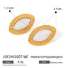 Wholesale Stainless Steel Opening Ring With 18K Gold Plated And Black Agate Heavy Industry Retro Light Luxury Electroplated For Women