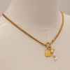 Wholesale Stainless Steel Pearl Letter Pendant Necklace For Women With Electroplating Styling With Letters Numbers Text