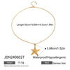 Wholesale Stainless Steel Pearl Necklace Accessories With Overlapping Bracelet And Flower Titanium Steel Ring Electroplated