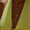 Wholesale Stainless Steel Pearl Necklace With Titanium Steel Starfish Accessories Electroplated Geometric Shaped For Women