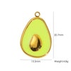 Wholesale Stainless Steel Pendant With Oil Dripping Coconut Tree Pattern Electroplated For Necklace And Bracelet
