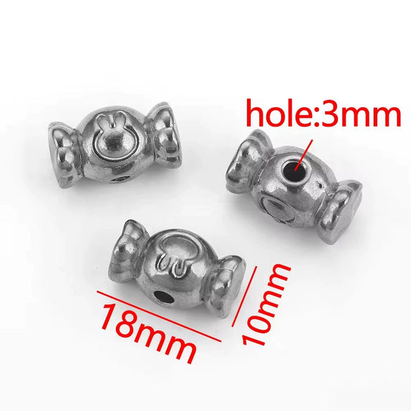 Wholesale Stainless Steel Perforated Round Baroque Style Totem Pattern 18K Gold Plated Spacer Beads For Diy Pendant Necklace And Bracelet Jewelry