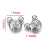 Wholesale Stainless Steel Perforated Round Baroque Style Totem Pattern 18K Gold Plated Spacer Beads For Diy Pendant Necklace And Bracelet Jewelry