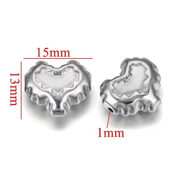 Wholesale Stainless Steel Perforated Round Baroque Style Totem Pattern 18K Gold Plated Spacer Beads For Diy Pendant Necklace And Bracelet Jewelry