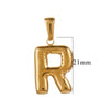 Wholesale Stainless Steel Plated Real Gold Balloon Glossy Eight Eyes Geometric Pendants Necklace For Women