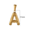 Wholesale Stainless Steel Plated Real Gold Balloon Glossy Eight Eyes Geometric Pendants Necklace For Women