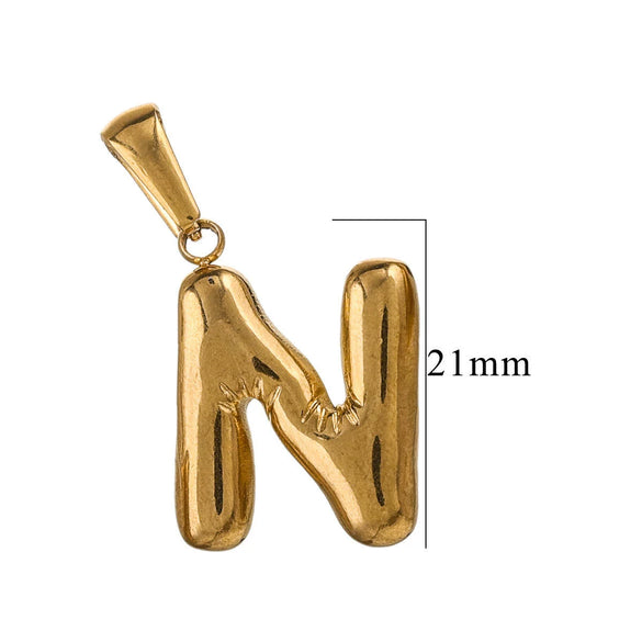 Wholesale Stainless Steel Plated Real Gold Balloon Glossy Eight Eyes Geometric Pendants Necklace For Women
