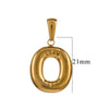 Wholesale Stainless Steel Plated Real Gold Balloon Glossy Eight Eyes Geometric Pendants Necklace For Women