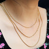 Wholesale Stainless Steel Plated U Shaped Stacked Women's Clavicle Necklace