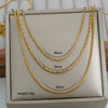 Wholesale Stainless Steel Plated U Shaped Stacked Women's Clavicle Necklace