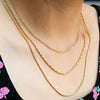 Wholesale Stainless Steel Plated U Shaped Stacked Women's Clavicle Necklace