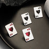 Wholesale Stainless Steel Playing Card Geometric Style Electroplated Unisex Necklace Pendant