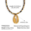 Wholesale Stainless Steel Pvd Furnace Vacuum Real Gold Plated Scarf Necklace Pendant With Heart Geometric Animal Zodiac Shapes For Women