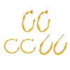 Wholesale Stainless Steel Pvd Plated C Shaped And U Shaped Geometric Circle Earrings For Women