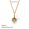 Wholesale Stainless Steel Real Gold Plated Ushaped Heart Pendant Necklace For Women