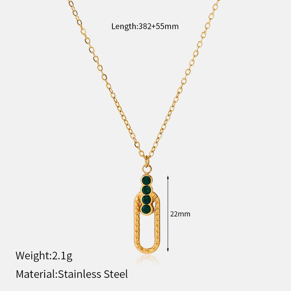 Wholesale Stainless Steel Real Gold Plated Ushaped Heart Pendant Necklace For Women