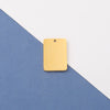 Wholesale Stainless Steel Rectangular Inner Hole Mirror Laser Pendant Jewelry Accessories
