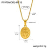 Wholesale Stainless Steel Religious Figure Tag Accessories Box Chain With Devil's Eye Double Layer Stacked Design Electroplated For Women Geometric Style