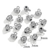Wholesale Stainless Steel Retaining Beads For Necklace And Bracelet Large Hole Design Electroplating Process Retro Style Handmade