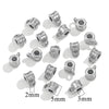 Wholesale Stainless Steel Retaining Beads For Necklace And Bracelet Large Hole Design Electroplating Process Retro Style Handmade