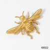 Wholesale Stainless Steel Retro Animal Peace Dove Bee Brooch With Electroplating Design