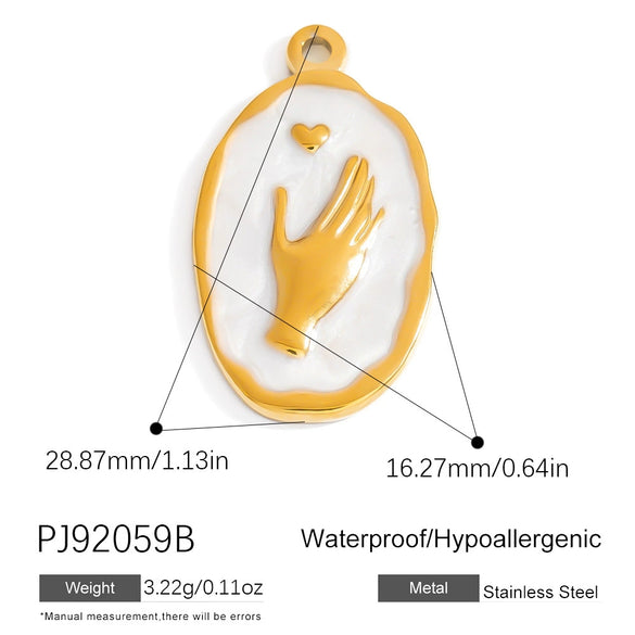 Wholesale Stainless Steel Retro Animal Style Geometric Butterfly Pendant Jewelry Accessories With Electroplating And Return Pattern