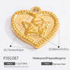 Wholesale Stainless Steel Retro Animal Style Geometric Butterfly Pendant Jewelry Accessories With Electroplating And Return Pattern