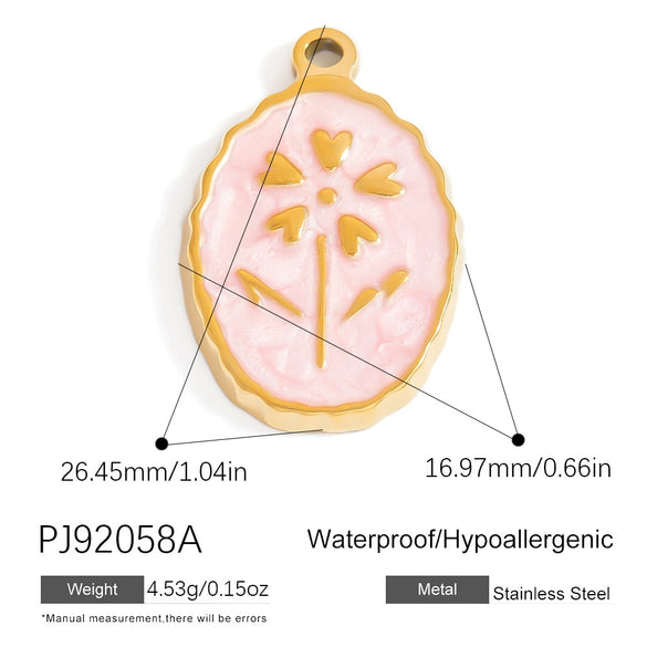 Wholesale Stainless Steel Retro Animal Style Geometric Butterfly Pendant Jewelry Accessories With Electroplating And Return Pattern