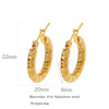 Wholesale Stainless Steel Retro Fashion Plant Flowers Pattern Electroplated Women's Ear Buckles