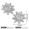Wholesale Stainless Steel Retro Style Embossed Texture Gold Pendant Set With Flower Heart Fanshaped And Leaf Shapes Electroplated Diy Jewelry Accessories