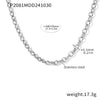 Wholesale 316L Stainless Steel Rhinestone Donut Jewelry Set With Electroplating Earrings And Necklaces For Women In Fashion And Geometric Style