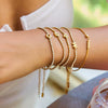 Wholesale Stainless Steel Rhinestone Letter Geometric Bracelet For Women With Electroplating Light Luxury High End Non Fading Jewelry