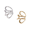 Wholesale Stainless Steel Ring For Women Fashionable Luxury Style Electroplated Live Mouth Non Fading