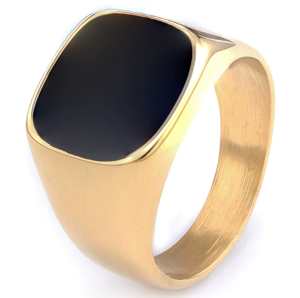 Wholesale Stainless Steel Ring With Letters Numbers Text Pattern For Men And Women Personality Style Apply Oil Processing