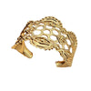 Wholesale Stainless Steel Rings With Hollow Design Retro Geometric Electroplated Jewelry