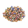 Wholesale Stainless Steel Round Birthstone Pendant Accessories With Electroplating