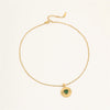 Wholesale Stainless Steel Round Inlaid Love Zircon Electroplated Clavicle Chain Necklace For Women