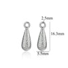 Wholesale Stainless Steel Round Pendant Necklace Accessories Electroplated 18K Gold Color Diy Jewelry