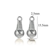 Wholesale Stainless Steel Round Pendant Necklace Accessories Electroplated 18K Gold Color Diy Jewelry