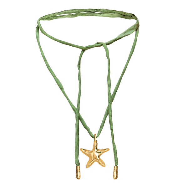 Wholesale Stainless Steel Seaside Vacation Necklace With Star And Geometric Pattern Electroplating For Women