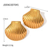 Wholesale Stainless Steel Shell Earrings Light Luxury Style Electroplating For Women