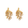 Wholesale Stainless Steel Shell Shape Inlaid Pearl Earrings With Electroplating For Women Fashion Ol Style