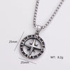 Wholesale Stainless Steel Ship Anchor Cross Truck Pendant Necklace For Men With Geometric Style And Polishing Process