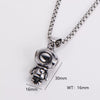 Wholesale Stainless Steel Ship Anchor Cross Truck Pendant Necklace For Men With Geometric Style And Polishing Process