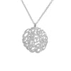 Wholesale Stainless Steel Simple Character Hollow Pendant Necklace With Electroplating And O Word Chain