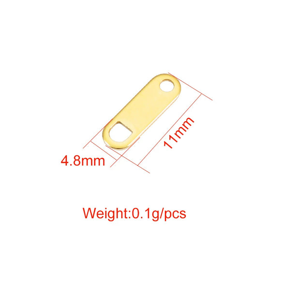 Wholesale Stainless Steel Simple Geometric Style Electroplated Bracelet Necklace Chain Pendant Diy Accessories