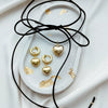 Wholesale Stainless Steel Simple Highend Love Heart Ushape Electroplated Detachable Unisex Earrings